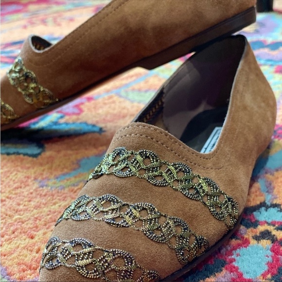 Vintage 1990 Emanuela Passeri Suede Flats - Picture 2 of 8